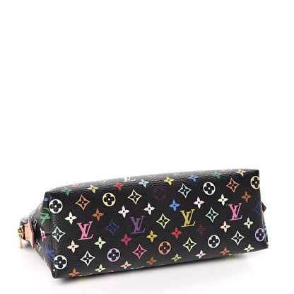 Louis Vuitton Monogram Multicolor Cosmetic Pouch Black Grenade 4 of 11