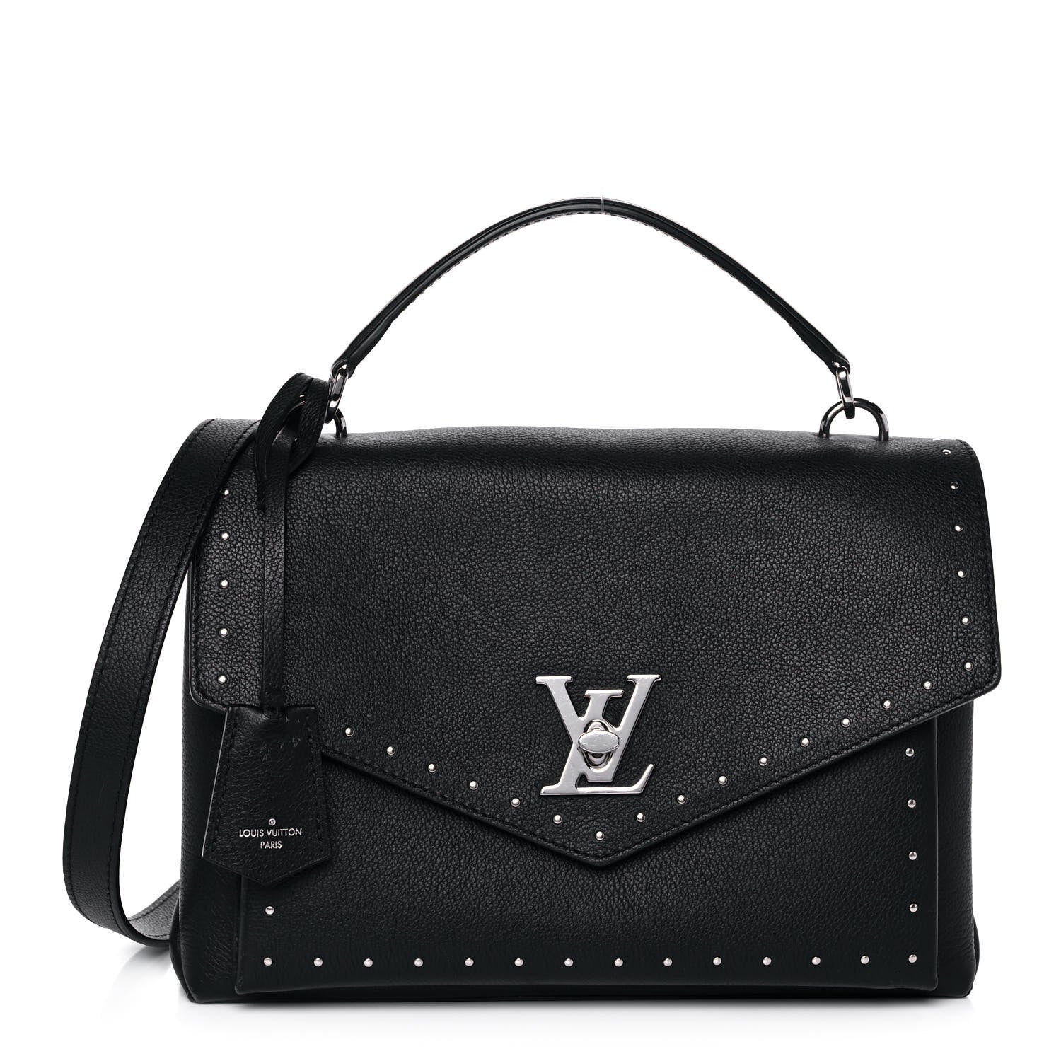 Louis Vuitton Soft Calfskin My Lockme Studs Black 1 of 15