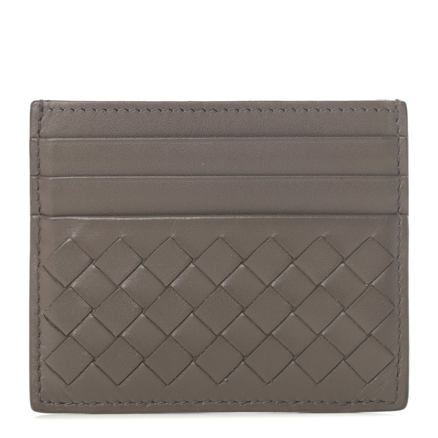 Nappa Intrecciato Card Holder Shadow
