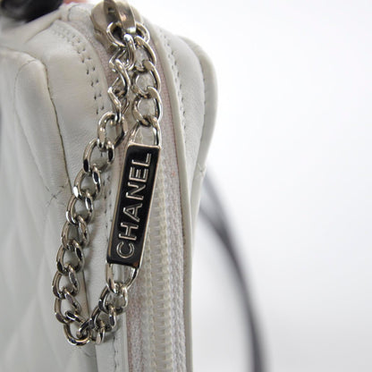 Chanel Calfskin Quilted Cambon Messenger White Black 9 of 9