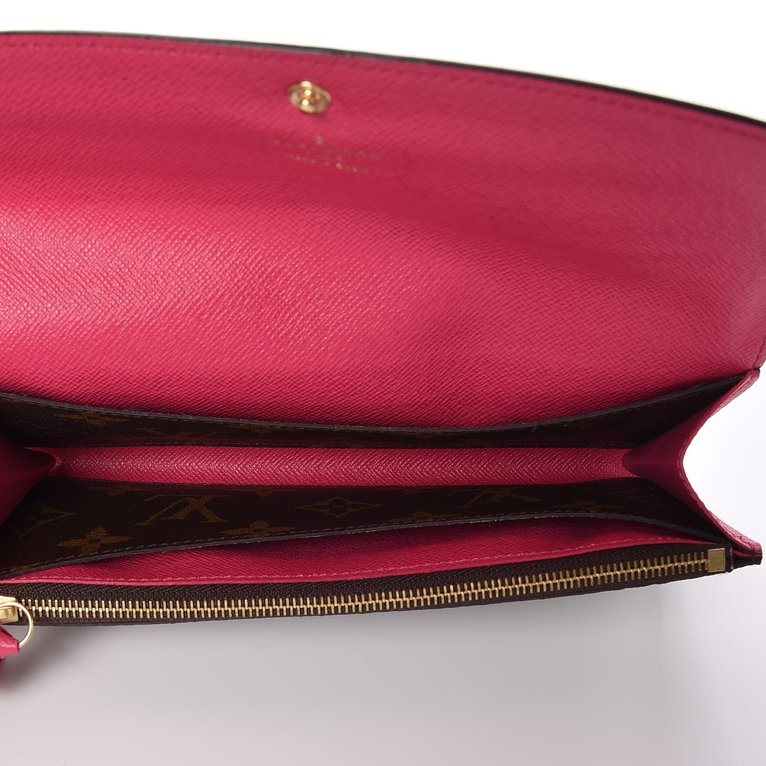 Louis Vuitton Monogram Emilie Wallet Hot Pink 5 of 8