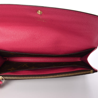 Louis Vuitton Monogram Emilie Wallet Hot Pink 5 of 8