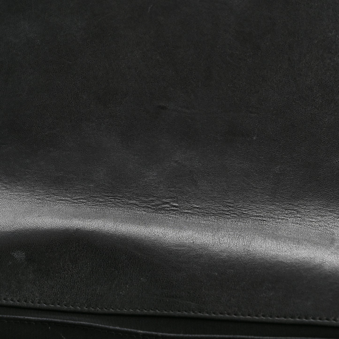 Calfskin Tweed Sequin Stitched Medium Boy Flap Black White