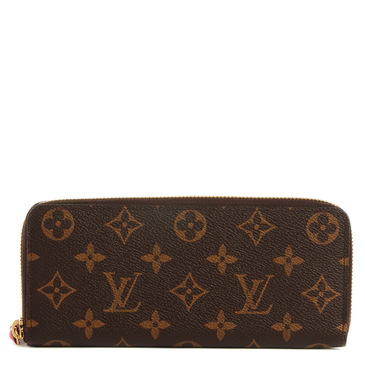 Monogram Clemence Wallet Fuchsia