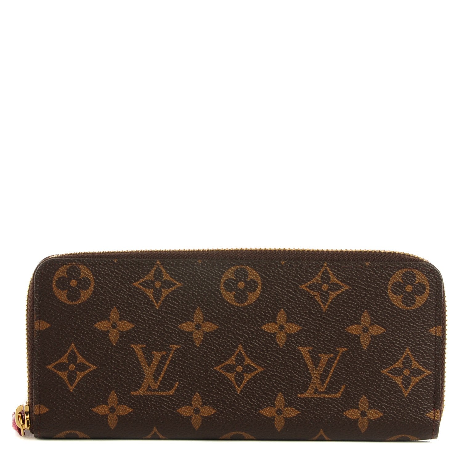 Louis Vuitton Monogram Clemence Wallet Fuchsia 1 of 7