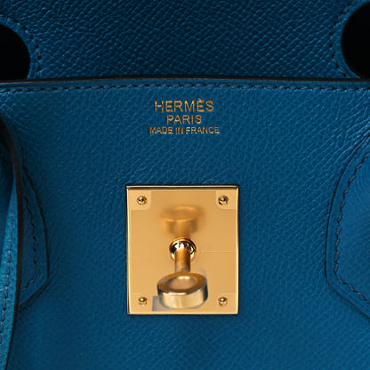 Hermes Epsom Birkin 30 Bleu Izmir 6 of 9