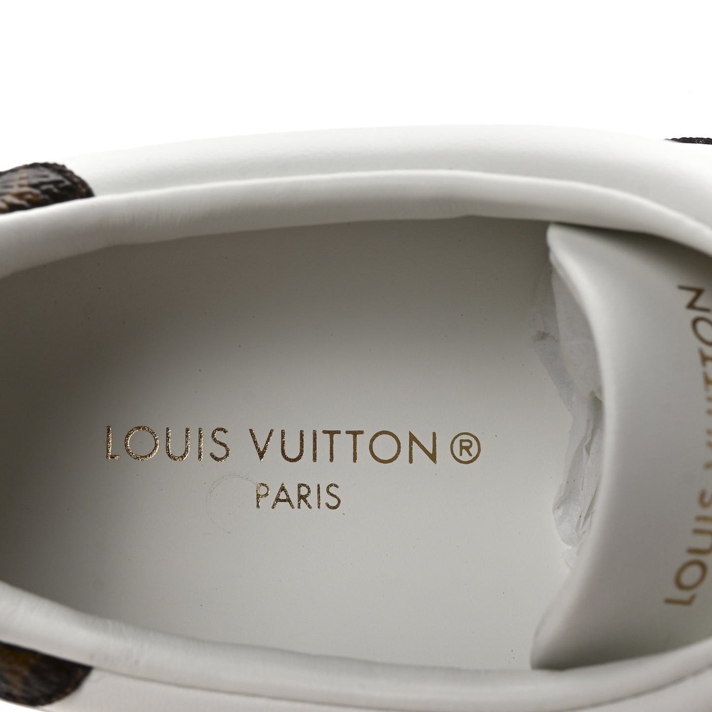 Monogram Stud Front Row Sneaker 37 White