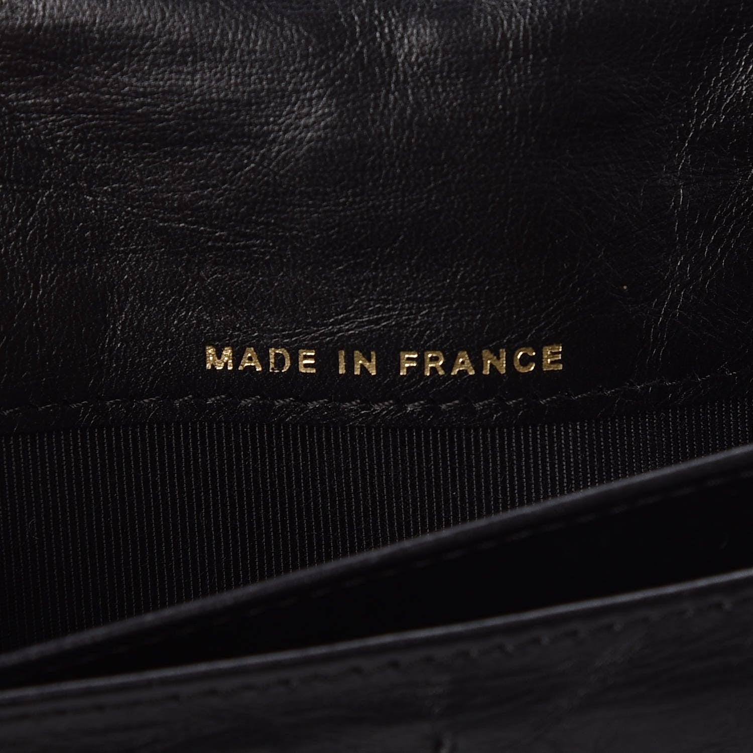 Chanel Aged Calfskin Quilted Reissue Yen Wallet Black 7 of 9