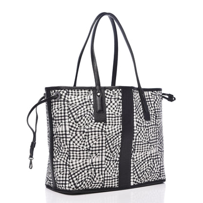 MCM Visetos Medium Liz Reversible Shopper Tote Black 5 of 16