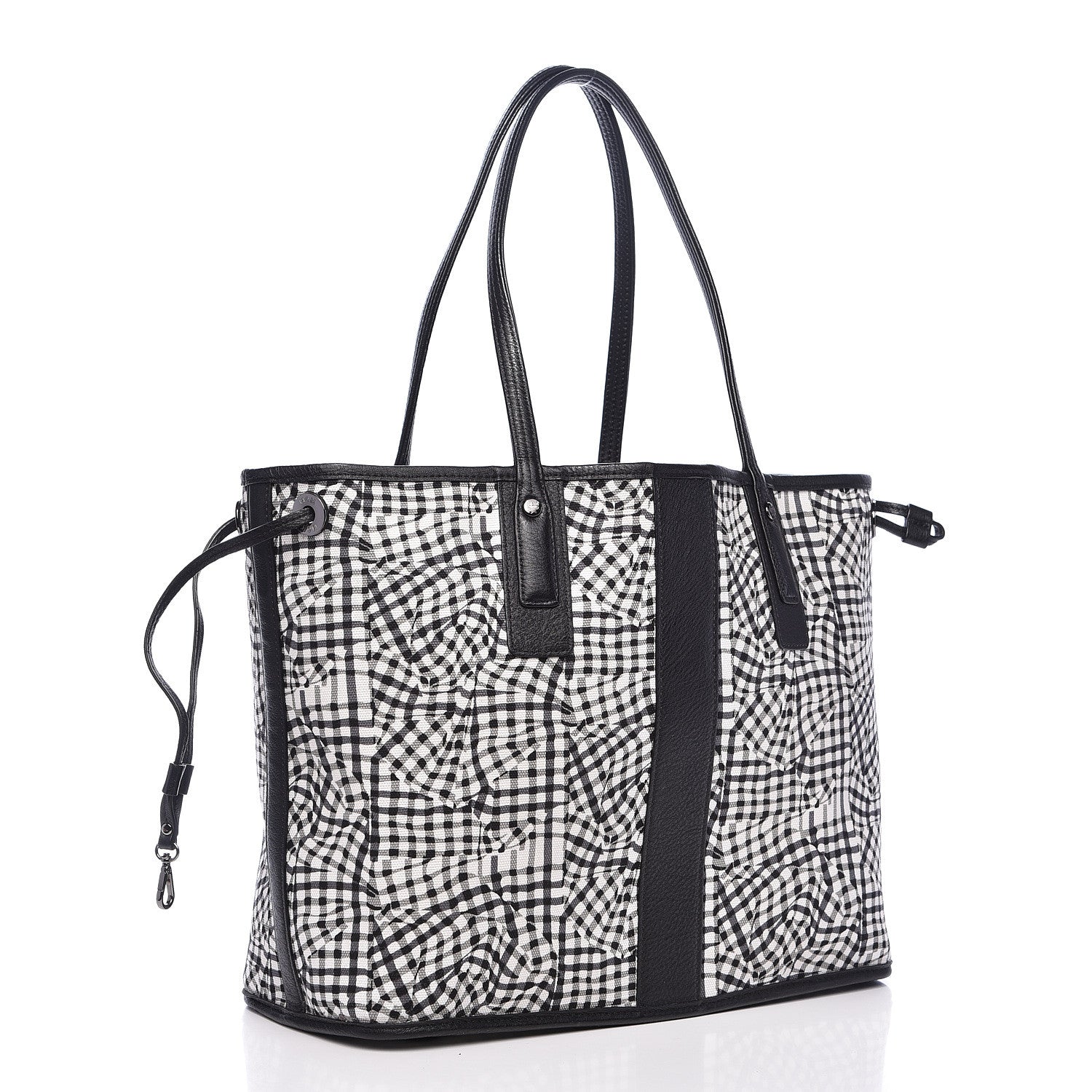 MCM Visetos Medium Liz Reversible Shopper Tote Black 5 of 16