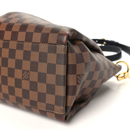 Louis Vuitton Damier Ebene Odeon Tote MM Black 9 of 12