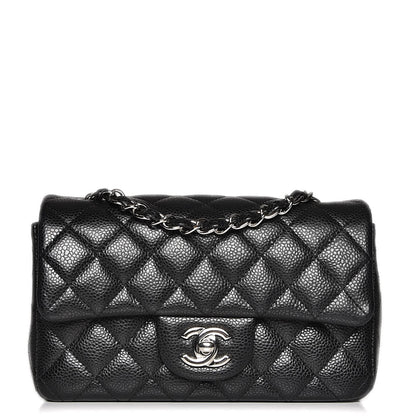 Chanel Caviar Quilted Mini Rectangular Flap Black 1 of 8