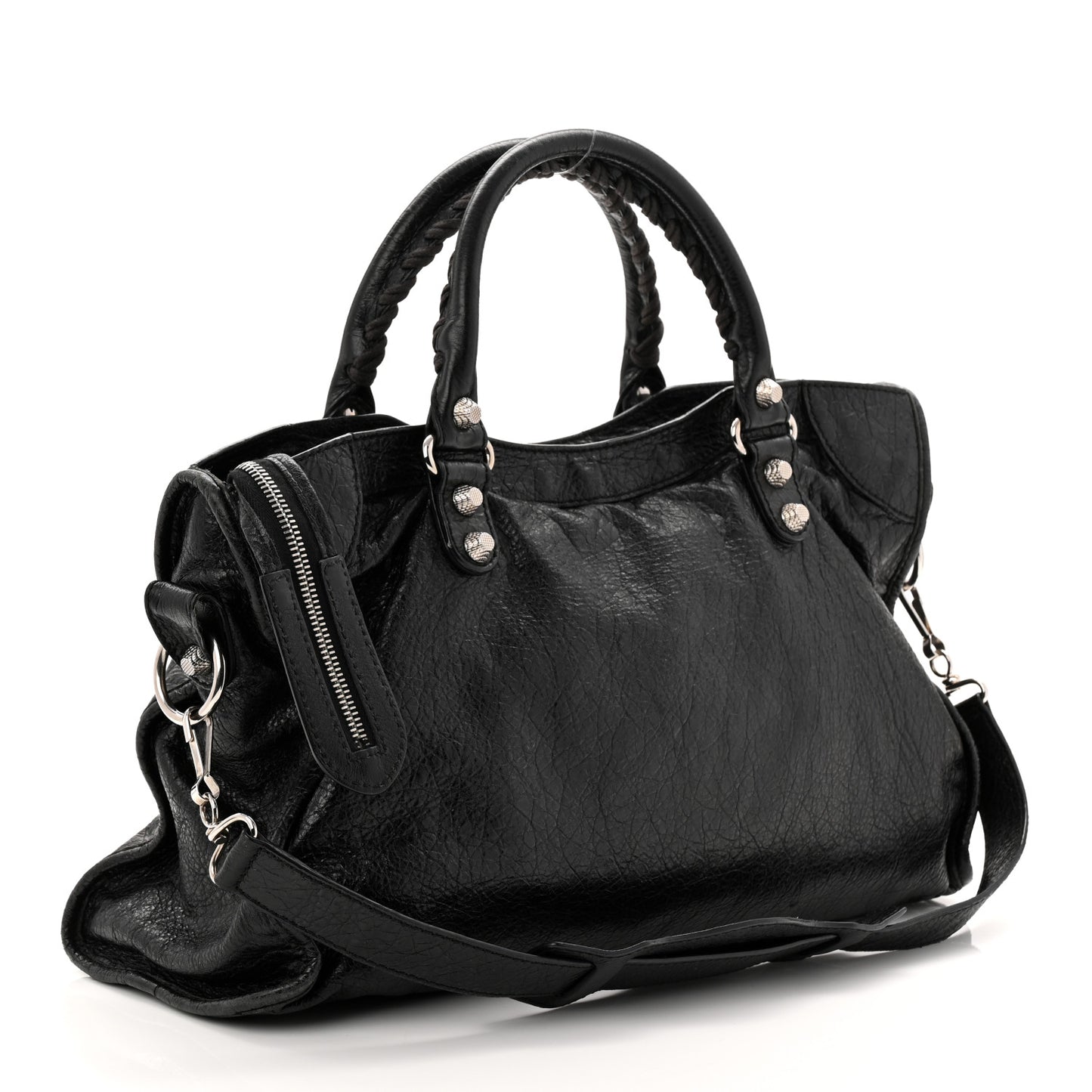 Agneau Giant 12 Silver Hardware City Black