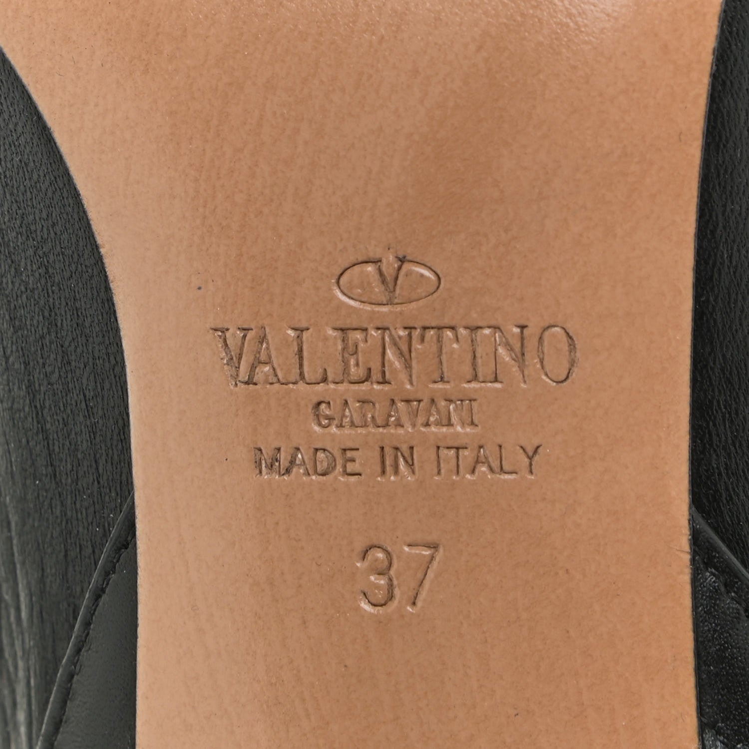 Valentino Garavani Pebbled Calfskin Rockstud Double Buckle 100mm Ankle Boots 37 Black 10 of 12