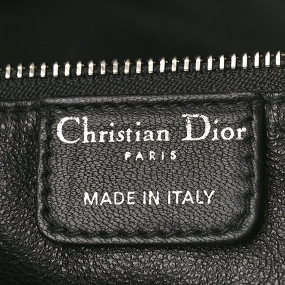 Christian Dior Lambskin Woven Lady Dior Avenue Tote Black 6 of 10