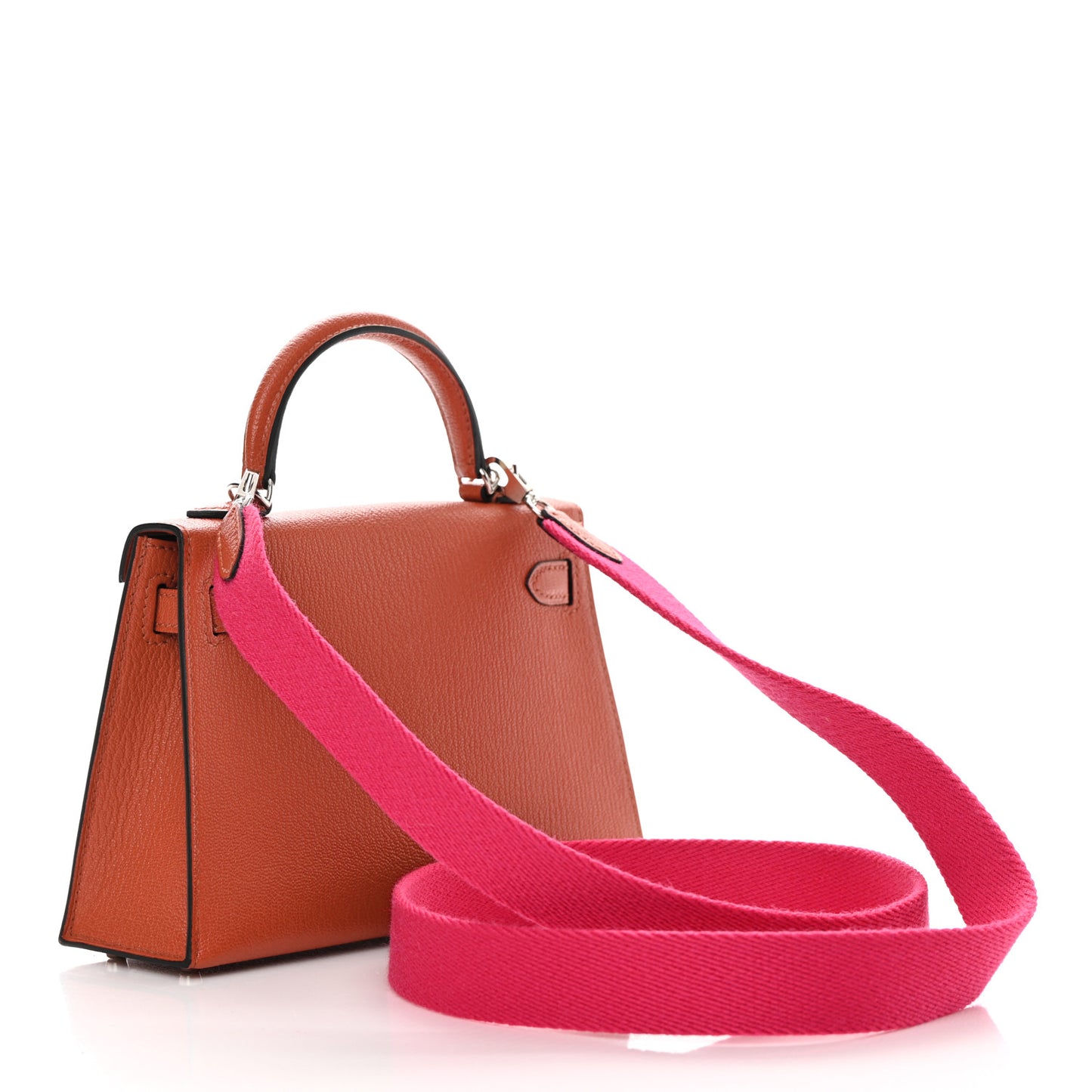 Chevre Mysore Mini Kelly Sellier 20 Cuivre Rose Mexico