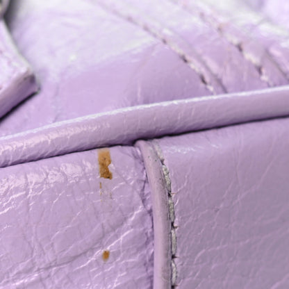 Balenciaga Agneau Arena Le Cagole Mini Purse With Chain Lilac 10 of 10