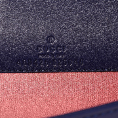 Gucci Velvet Matelasse GG Marmont Mini Bag Cobalt Blue 6 of 11