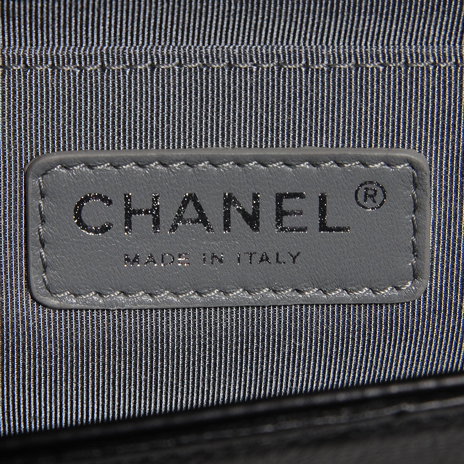 Chanel Calfskin Quilted Medium Double Stitch Boy Flap Black 7 of 9