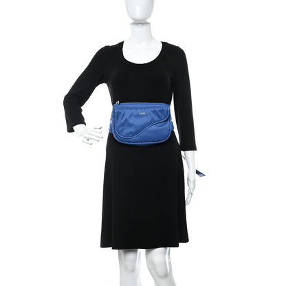Christian Dior Nylon Saddle Belt Bag Blue 2 of 11