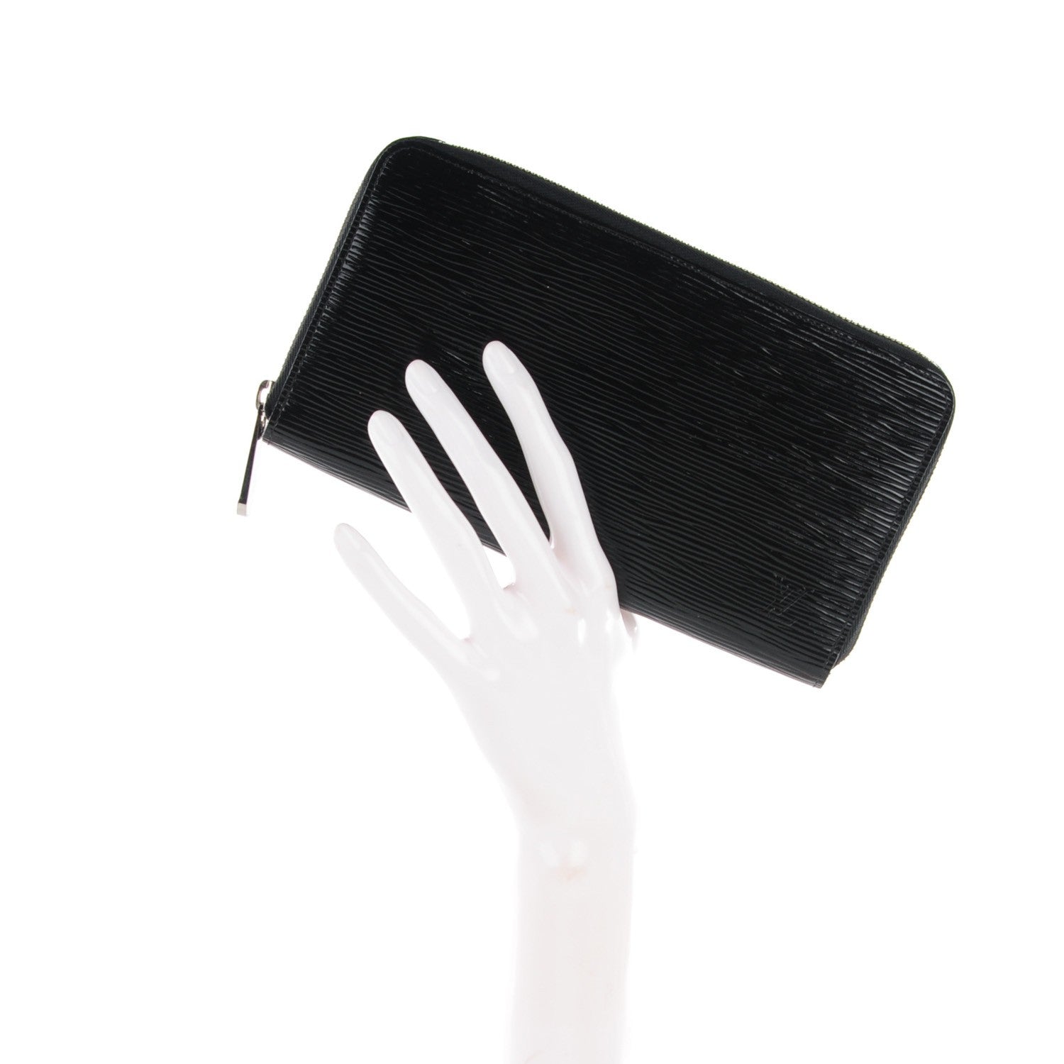 Louis Vuitton Epi Electric Zippy Organizer Wallet Black 2 of 8
