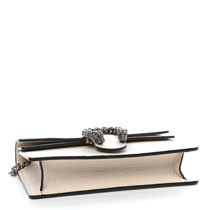 Gucci Dollar Calfskin Crystal Super Mini Dionysus Shoulder Bag Mystic White Black Diamond 4 of 9