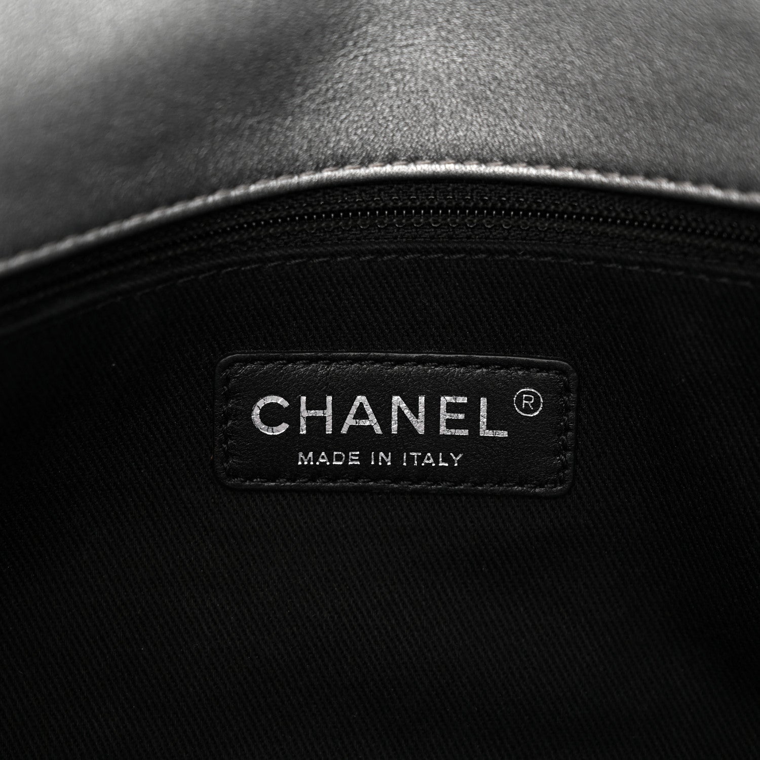 Chanel Metallic Lambskin Symbols Medium Single Flap Silver 6 of 11