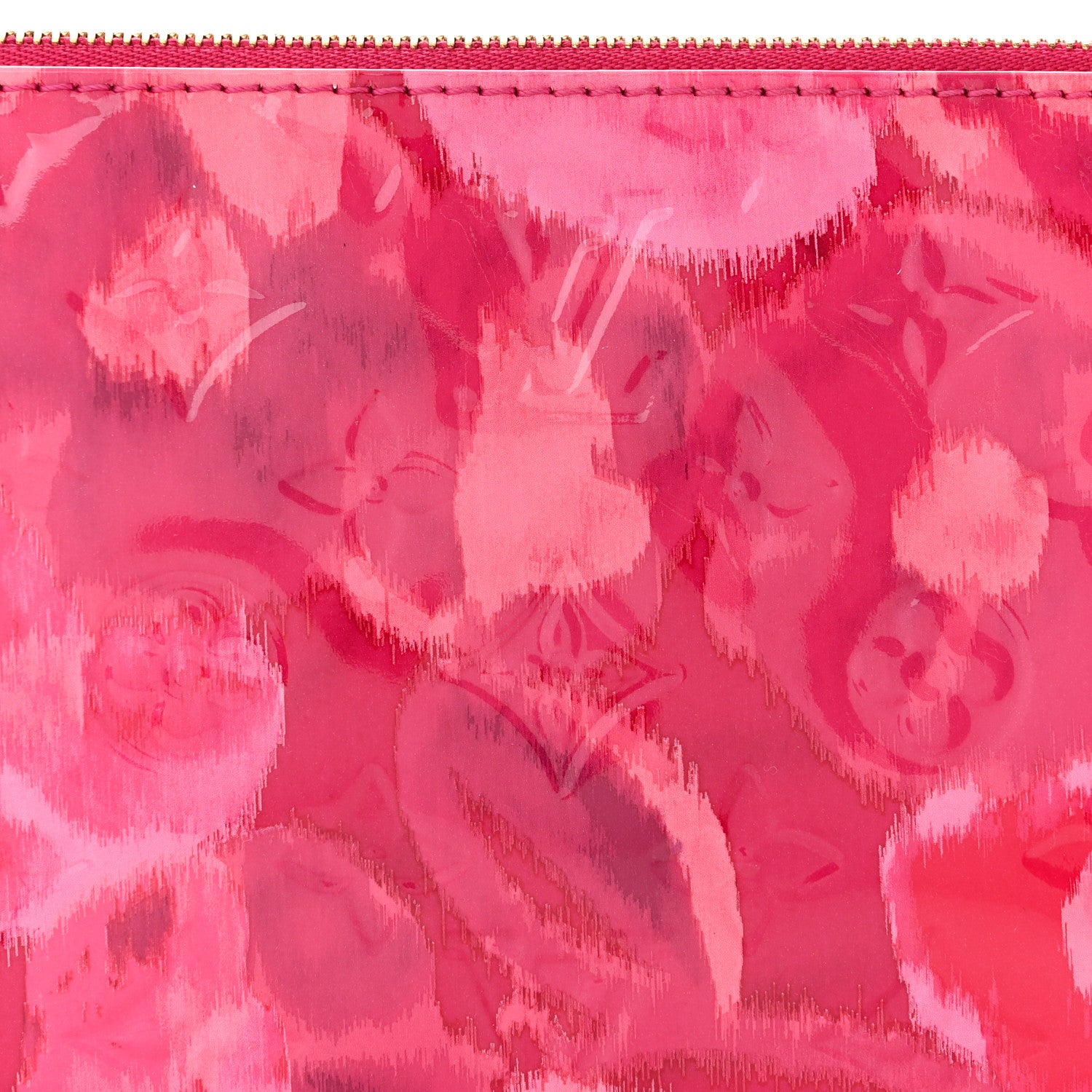Louis Vuitton Vernis Ikat Pochette Accessories NM Rose Indien 8 of 10