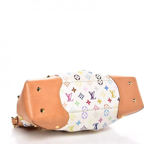 Louis Vuitton Monogram Multicolor Judy GM White 4 of 14