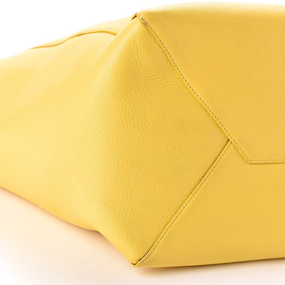 Celine Supple Calfskin Medium Horizontal Cabas Phantom Sun Yellow 10 of 12