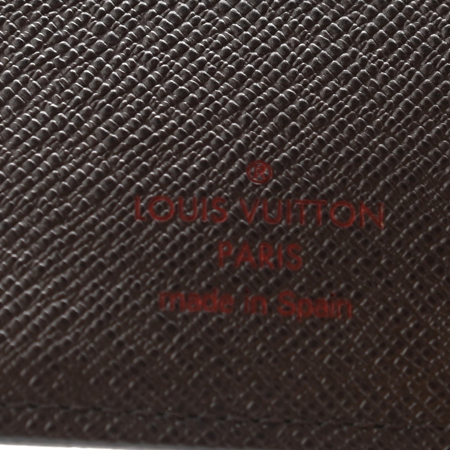 Damier Ebene Small Ring Agenda Cover