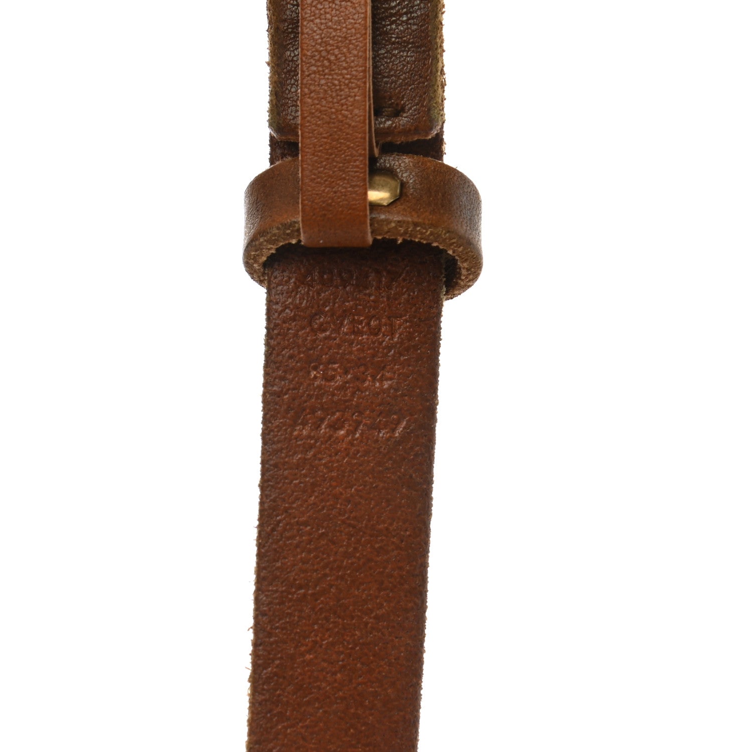 Gucci Faded Calfskin Double G 20mm Belt 85 34 Cuir 3 of 7