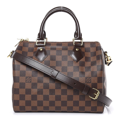 Louis Vuitton Damier Ebene Speedy Bandouliere 25 1 of 10