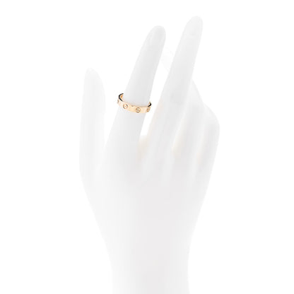 Cartier 18K Yellow Gold 3.5mm LOVE Wedding Band Ring 53 6.5 2 of 4