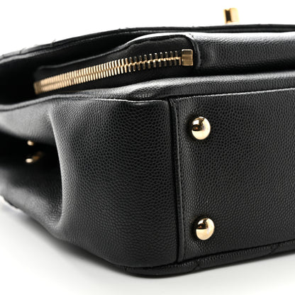 Chanel Caviar Quilted Medium Business Affinity Flap Black 9 of 10