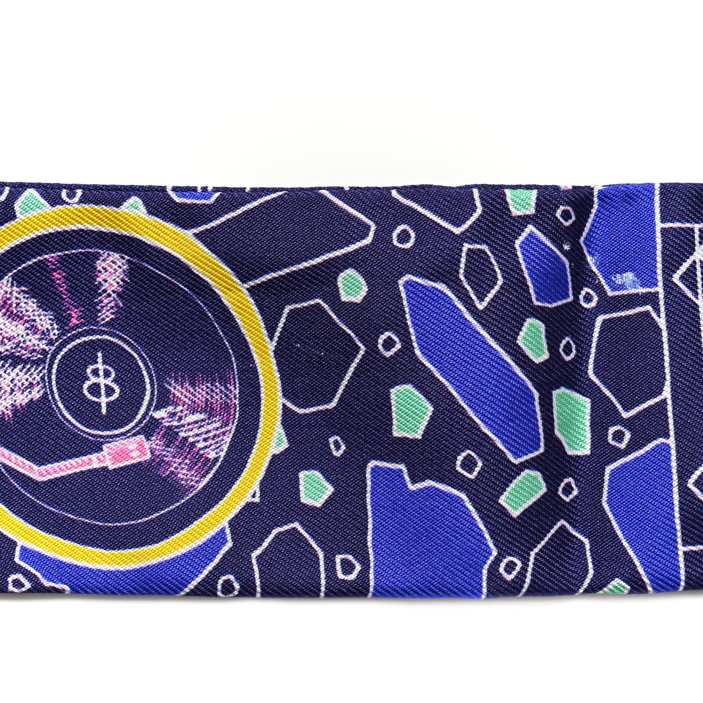 Silk La Danse Des Amazones Twilly Indigo Jaune Multicolor