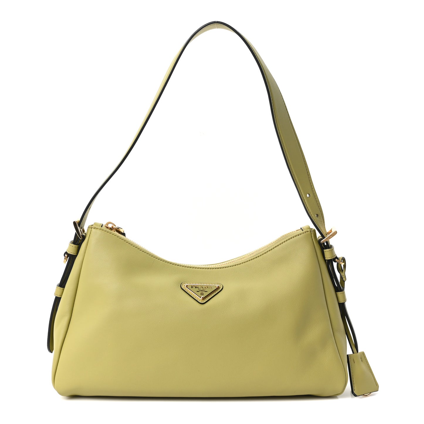 Soft Calfskin Medium Aimee Shoulder Bag Pistachio