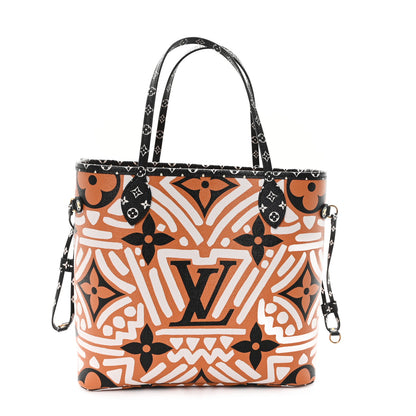 Louis Vuitton Monogram Giant Crafty Neverfull MM Creme Caramel 1 of 10