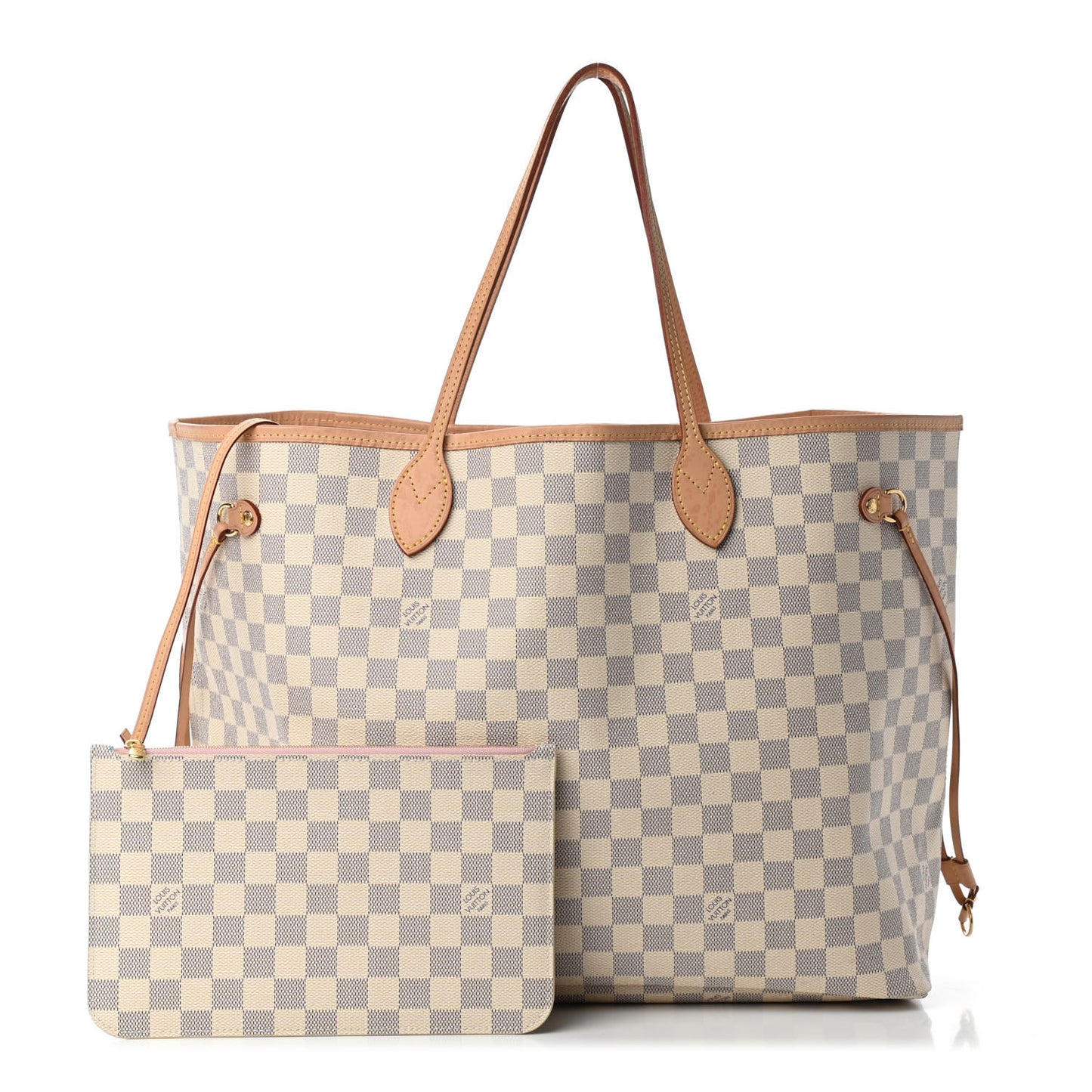 Damier Azur Neo Neverfull GM Rose Ballerine