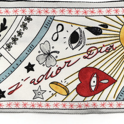Christian Dior Silk La Roue De La Fortune Mitzah Scarf 3 of 6