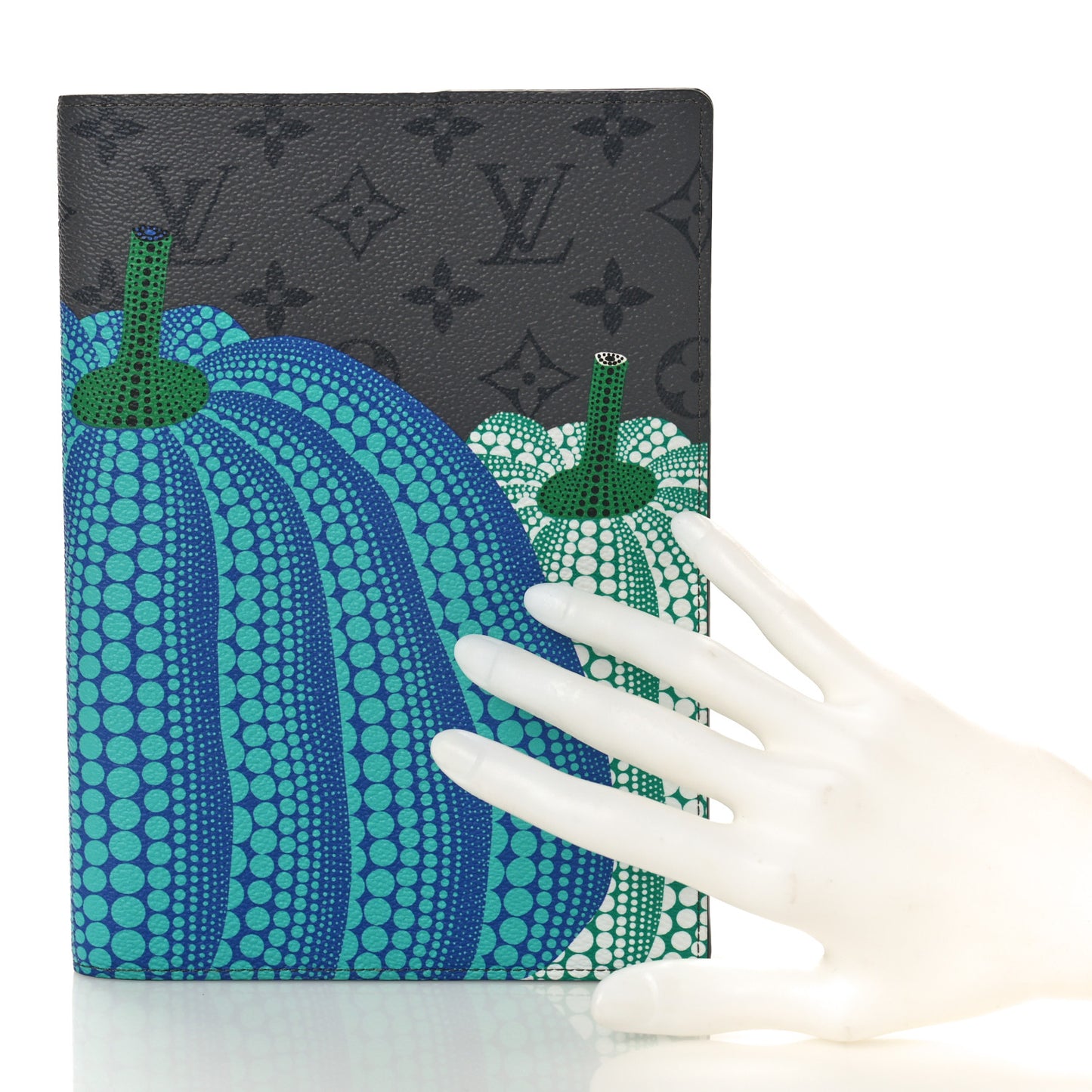 LV X YK Monogram Eclipse Reverse Pumpkin Notebook Cover Multicolor
