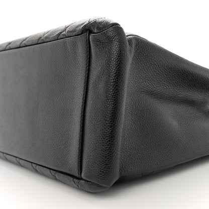 Chanel Caviar Quilted Grand Shopping Tote GST Black 10 of 12