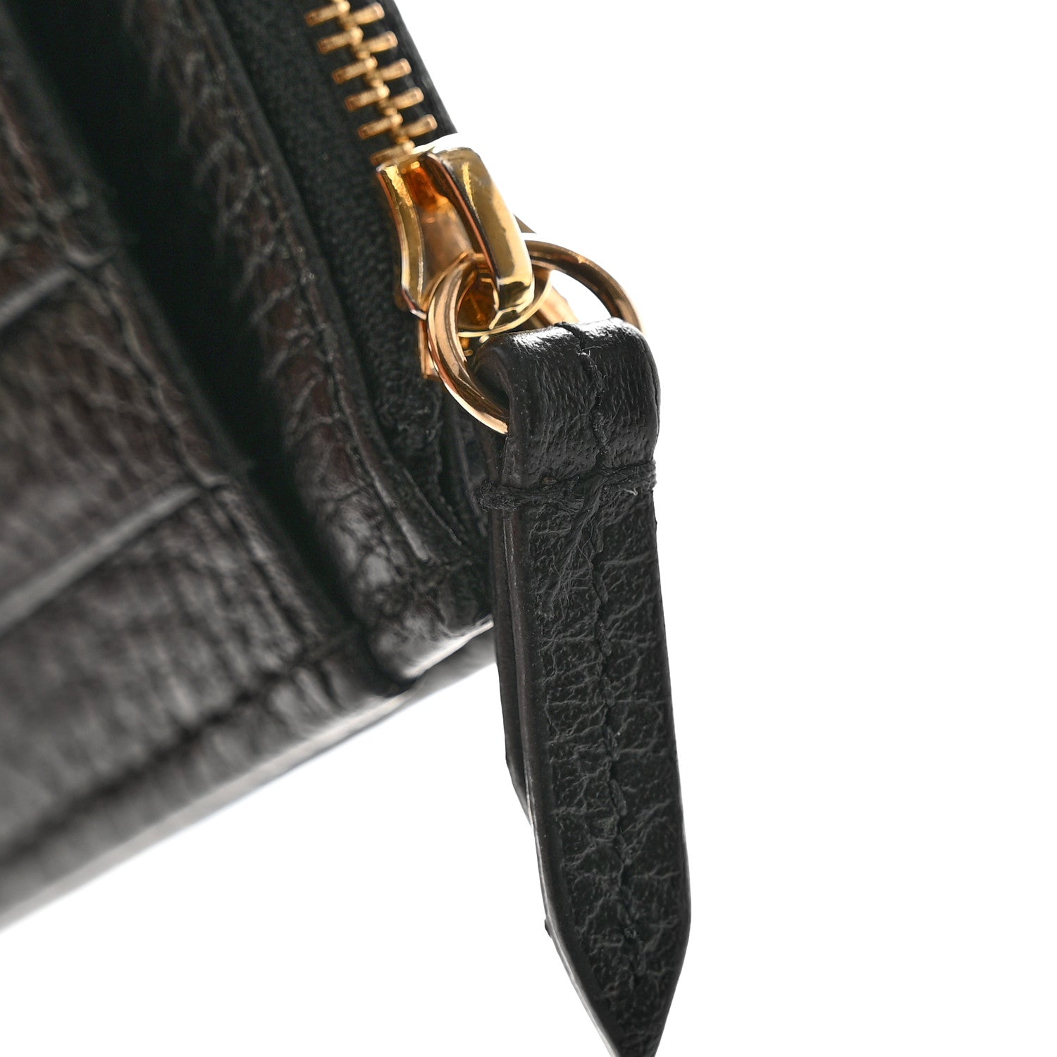 Gucci Dollar Calfskin GG Marmont Coin Case Card Holder Black 7 of 8