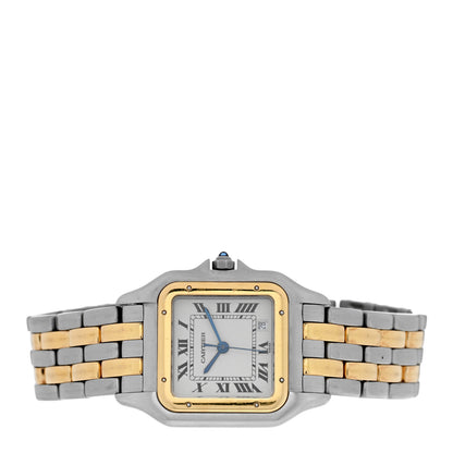Cartier Stainless Steel 18K Yellow Gold 27mm Panthere Quartz Watch 2 of 4