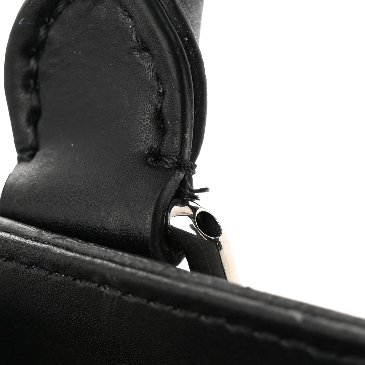 Gucci GG Supreme Monogram Appia Calfskin Web Mini Tote Bag Black 13 of 14