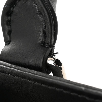 Gucci GG Supreme Monogram Appia Calfskin Web Mini Tote Bag Black 13 of 14