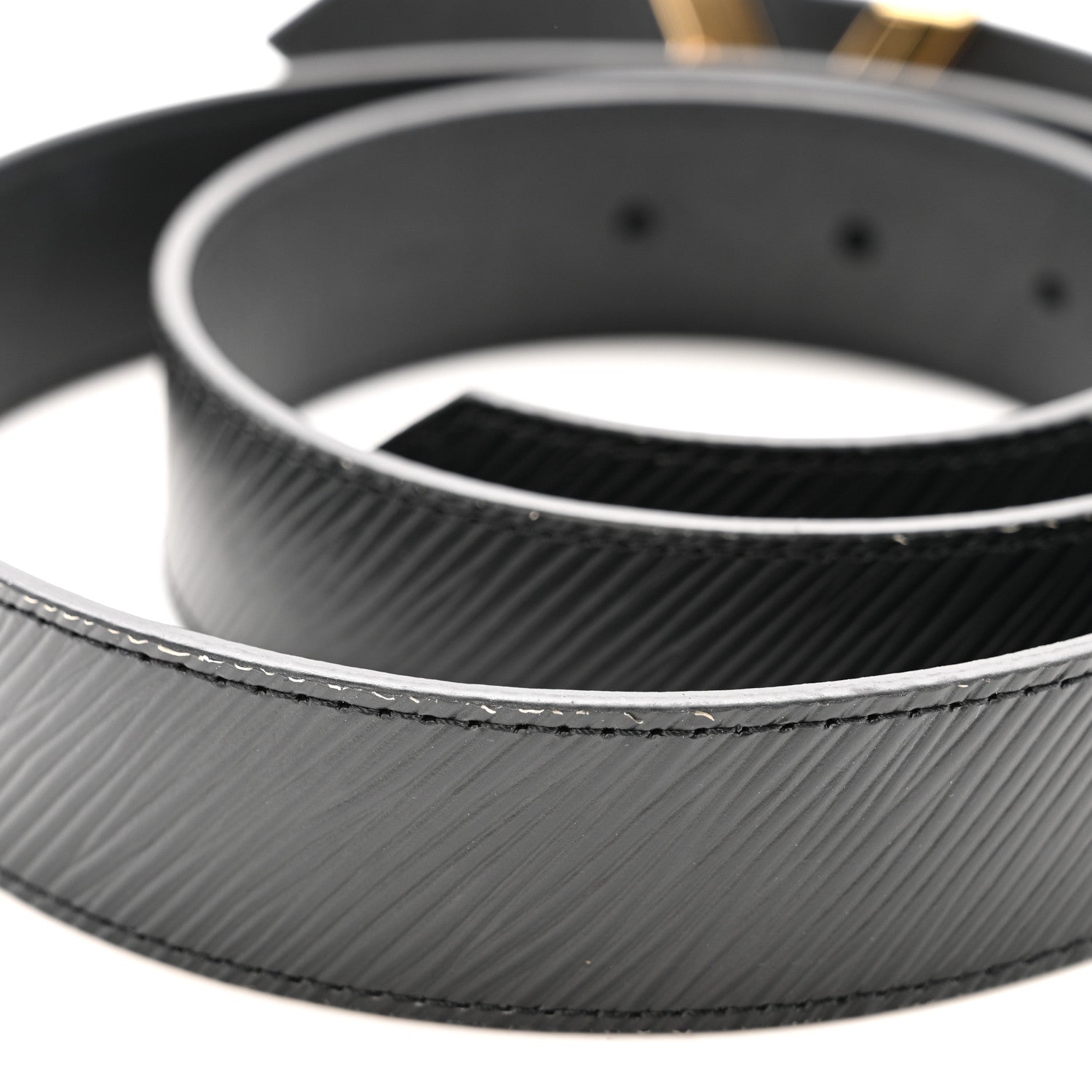 Louis Vuitton Epi 30mm LV Twist Belt 90 36 Black 9 of 9