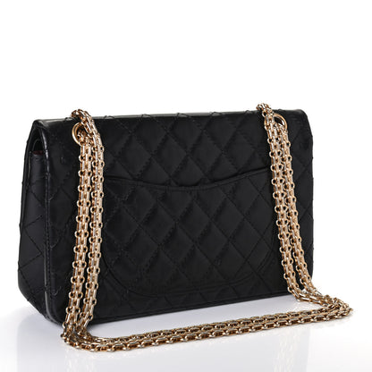 Chanel Aged Calfskin Quilted 2.55 Reissue 225 Flap Black 2 of 4