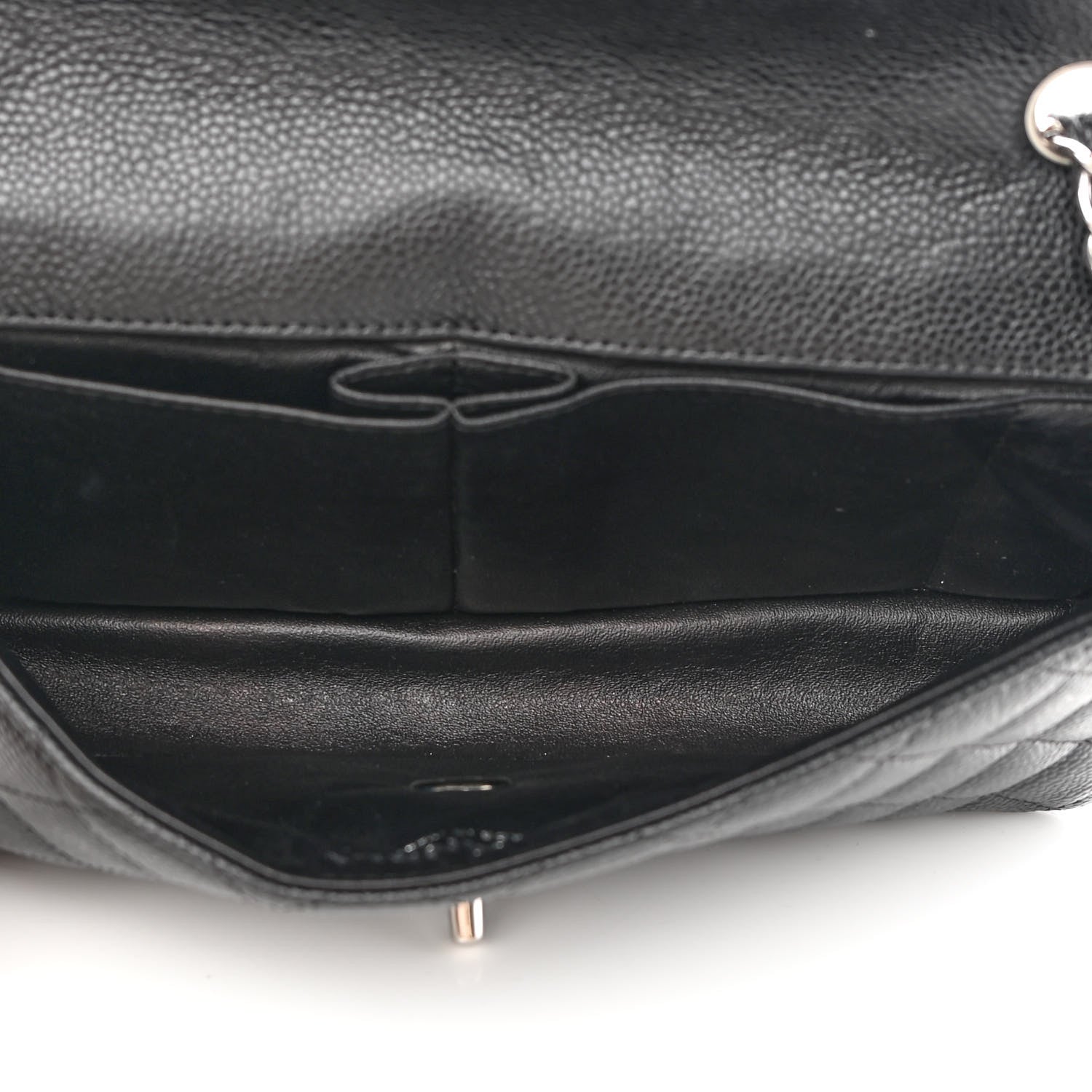 Chanel Caviar Quilted East West Flap Black 5 of 11