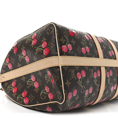 Louis Vuitton LV X TM Monogram Cerises Keepall Bandouliere 45 7 of 8